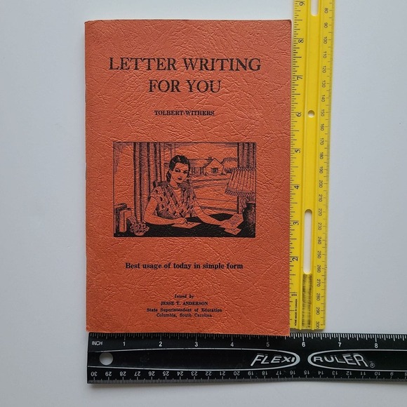 Vintage 40s Textbook Letter Writing for You SC Dept Ed 1947 South Carolina - Picture 12 of 12